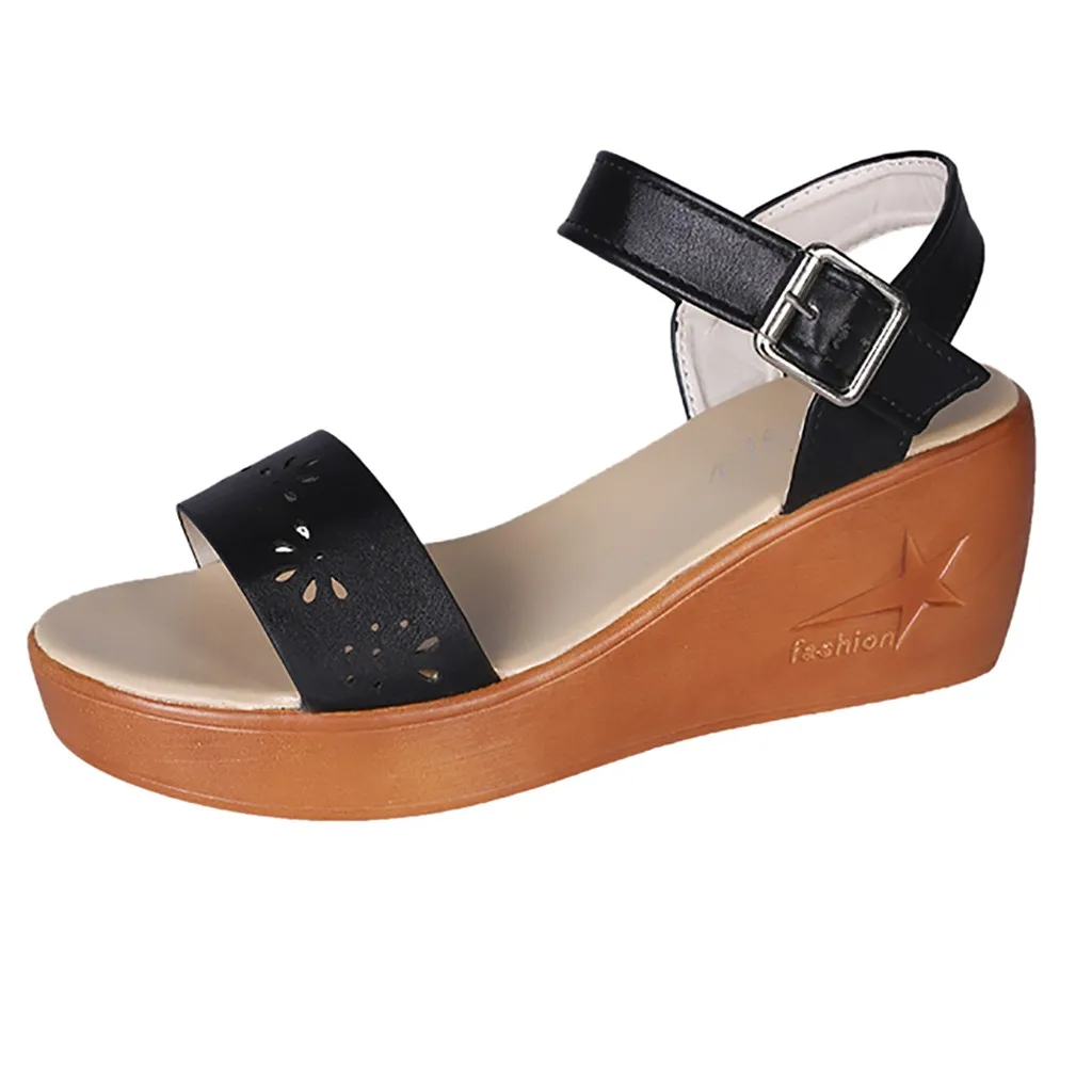 JAYCOSIN 2019 женские сандалии белые на плоской платформе толстом каблуке