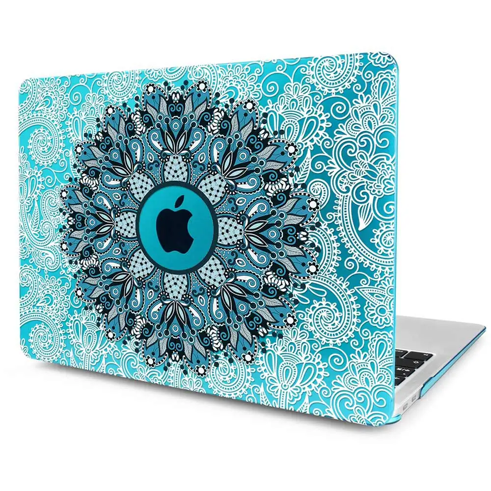 Crystal Case для Apple Macbook Air 13,3 11 Pro 13 12 15 ноутбук Retina печати Обложка Touch Bar крышка клавиатуры A1466 A1932 - Цвет: M731 Blue