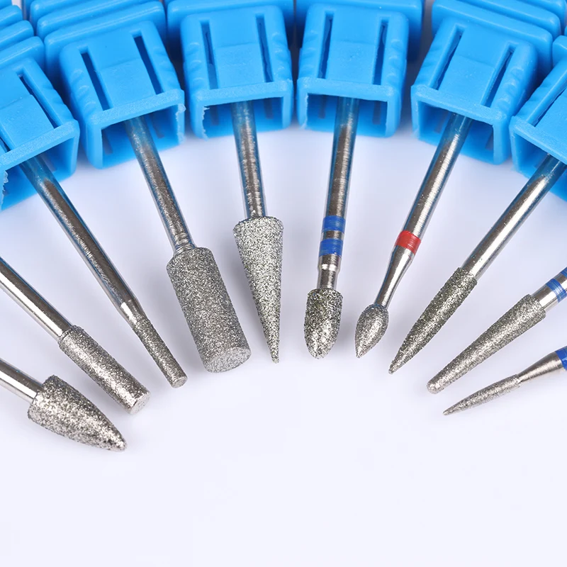 24 Types Diamond Nail Drill Set Milling Cutter Electric Bit For Pedicure Bits Accessories | Красота и здоровье