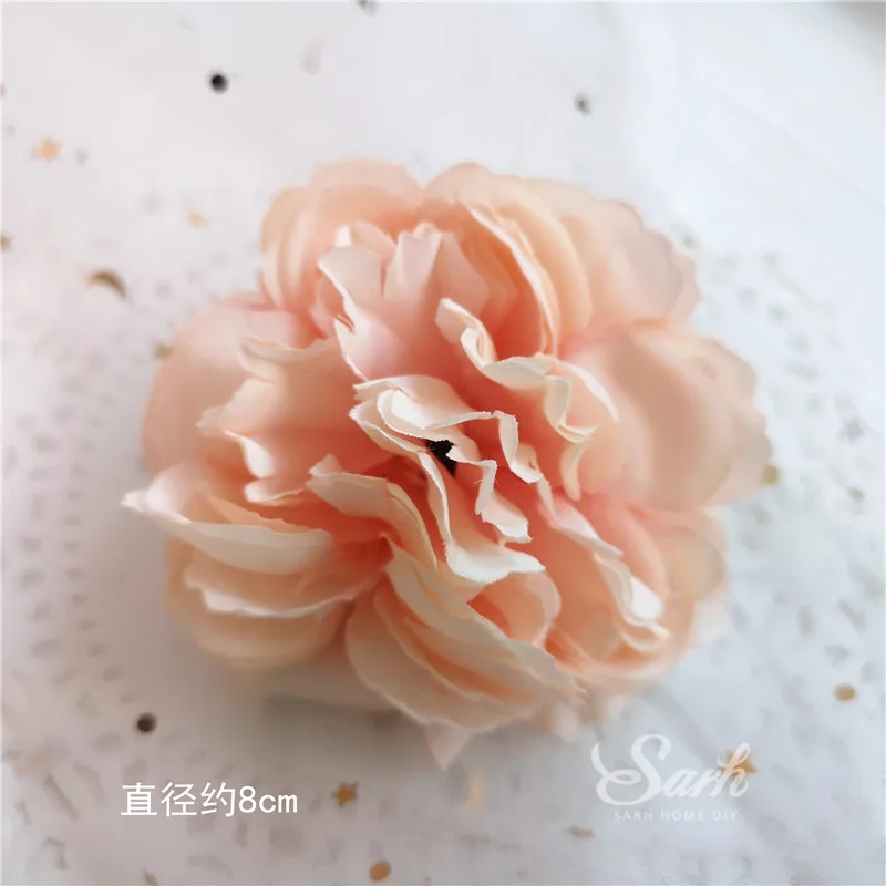 3pcs pink peony Искусственные цветы розы гибискуса Торт Топперы Ins помолвка десерт украшения на День святого Валентина вечерние принадлежности прекрасный подарок - Цвет: 3pcs pink peony