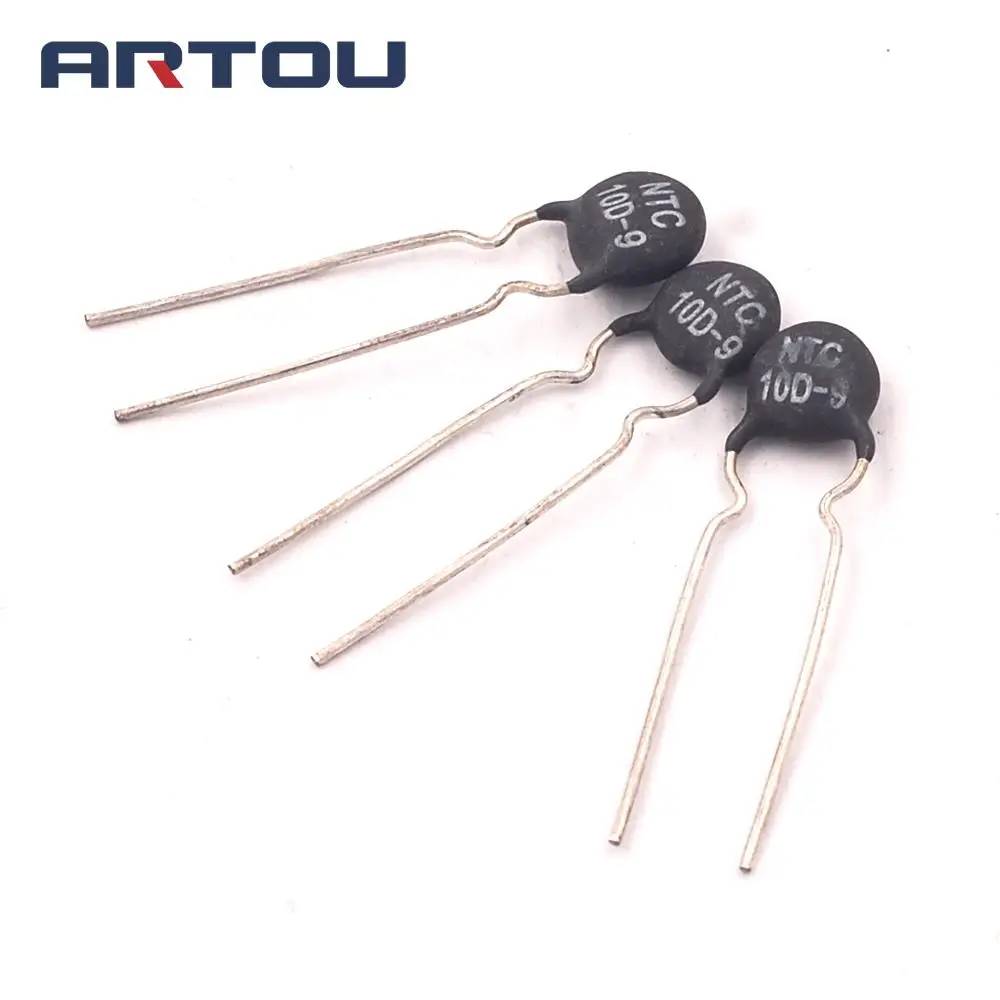 

10PCS Thermal Resistor NTC 5D-9 5D-11 8D-9 10D-9 10D-11 10D-15 Negative Temperature Thermistor