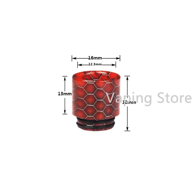 810 Drip Tip Snake Skin Pattern Resin Mouthpiece 