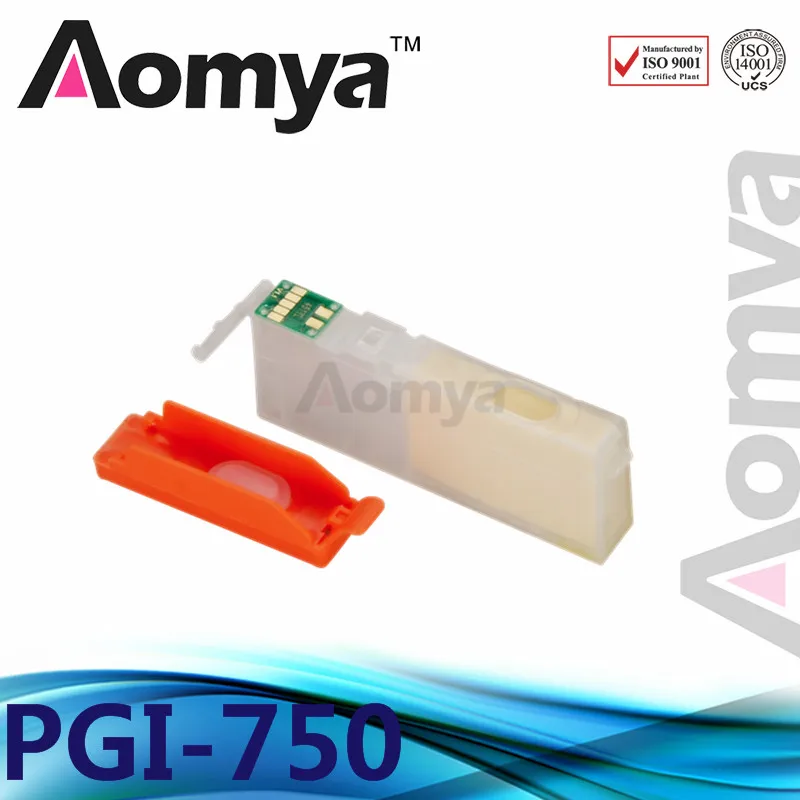 Многоразовый чернильный картридж для CANON IP7270 MG5470 MX727 MX927 MG5570 MG5670 MG6470 IX6770 IX6870 чип PGI750 5 шт. с возможностью