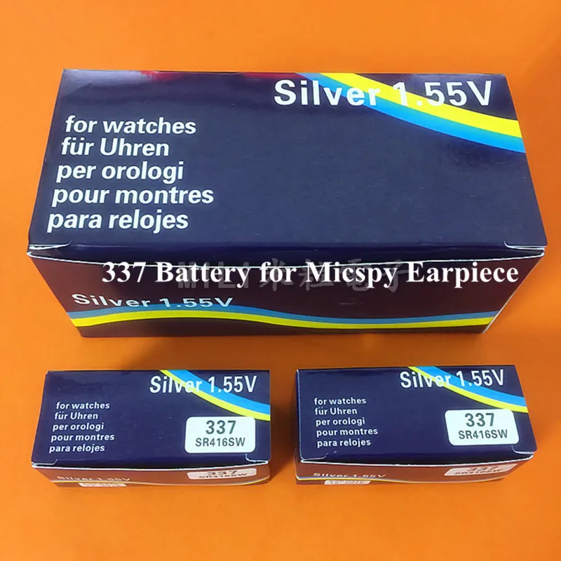 200 шт./лот Новинка 1,55 V оксида серебра 337 батарея SR416SW 623 D337 V337 SP337 батарейки таблеточного типа для маленький беспроводной наушник светодиодный