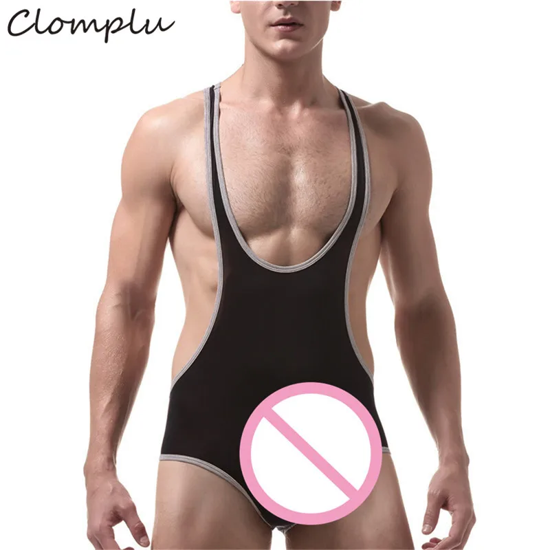 Цельнокроеное боди clomplus с вырезами Утягивающее нижнее белье для мужчин