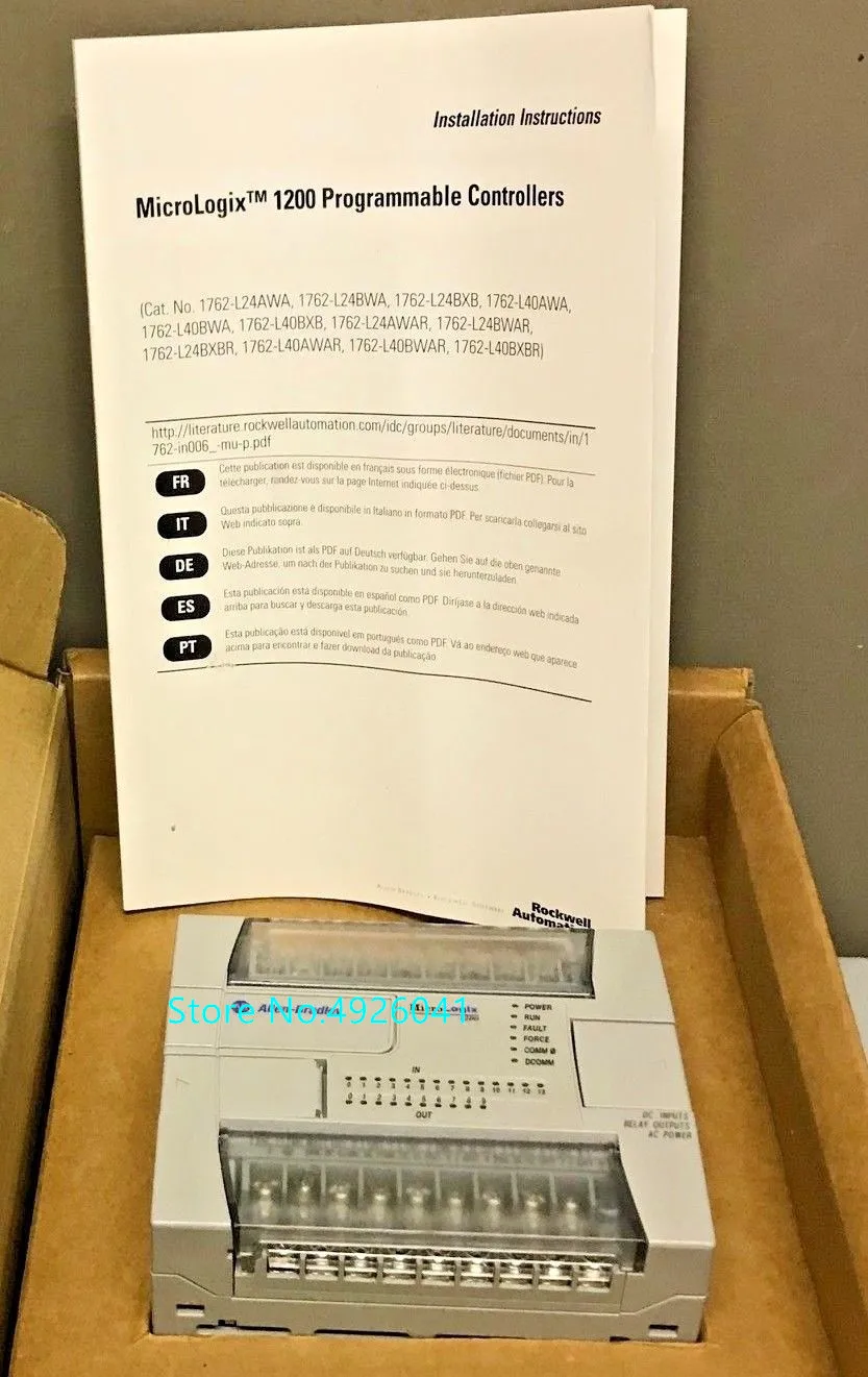 Новый оригинальный модуль PLC 1762 L24BWA 1762L24BWA микрологиx 1200 24 point|Драйвер двигателя| |