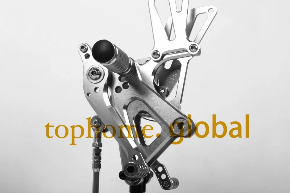 Для Honda CBR250RR 2010 2013 Серебряный CNC Rearsets подножки задние Set2011 2012 мотоциклетные