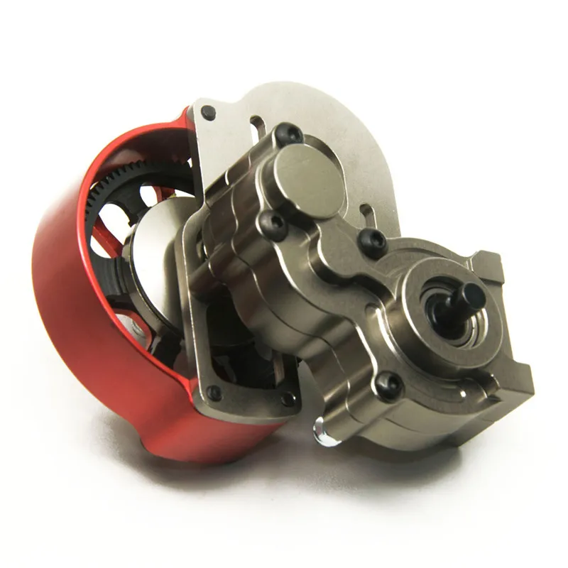 Металлические коробки передач Чехол центр Шестерни коробка Для осевой SCX10 1:10 RC