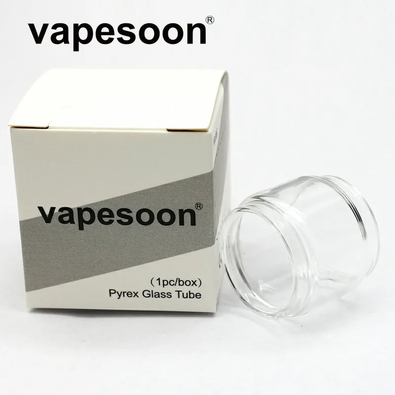 100% оригинальная запасная стеклянная пузырьковая трубка vapesoon Pyrex для испарителя