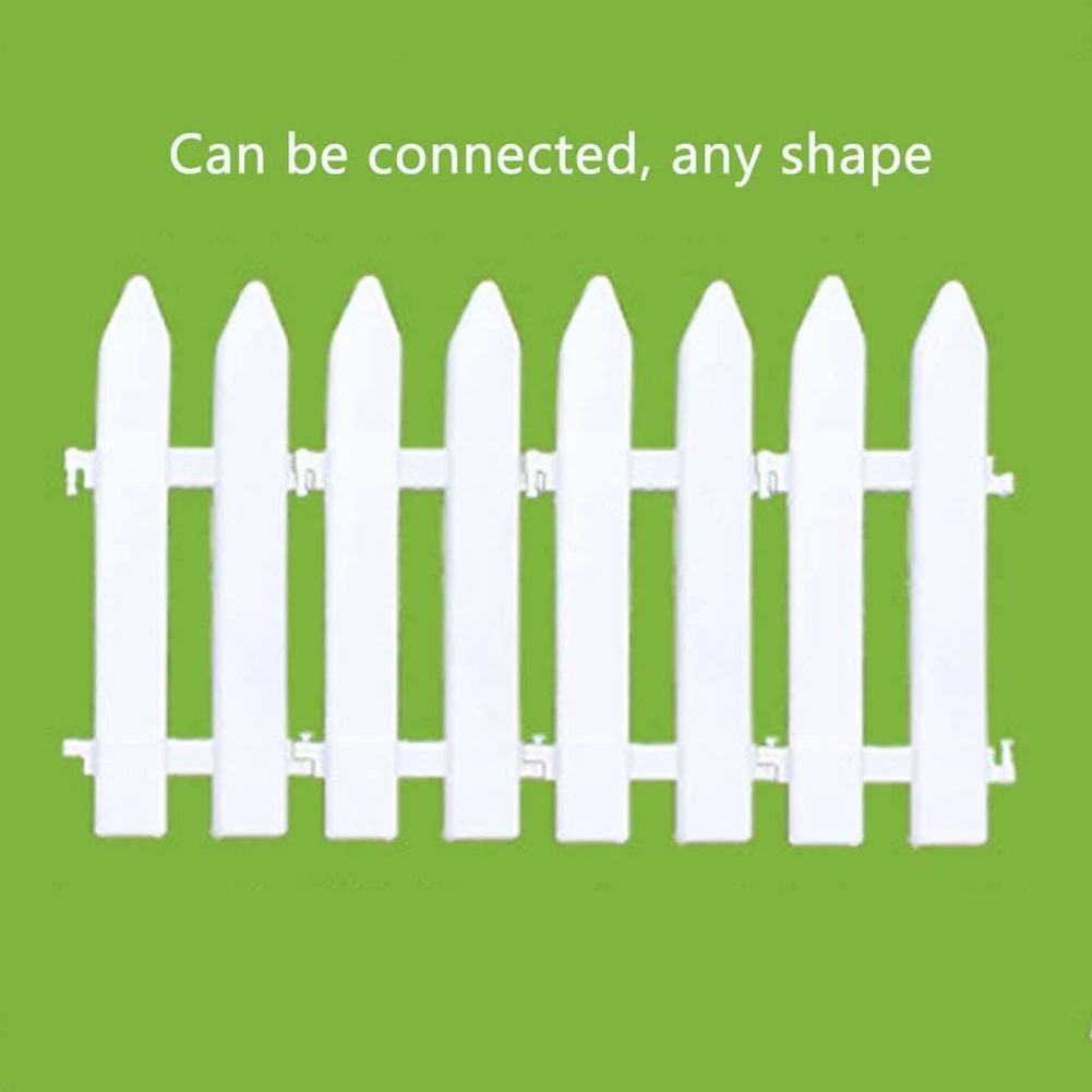 5 шт. мини Прекрасный деревянный забор садовый орнамент Горшки Для Растений Декор