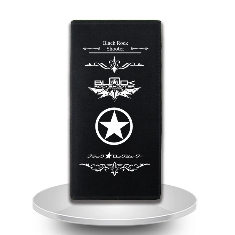 Кошелек для косплея из аниме BLACK ROCK SHOOTER Простой Длинный секционный короткий