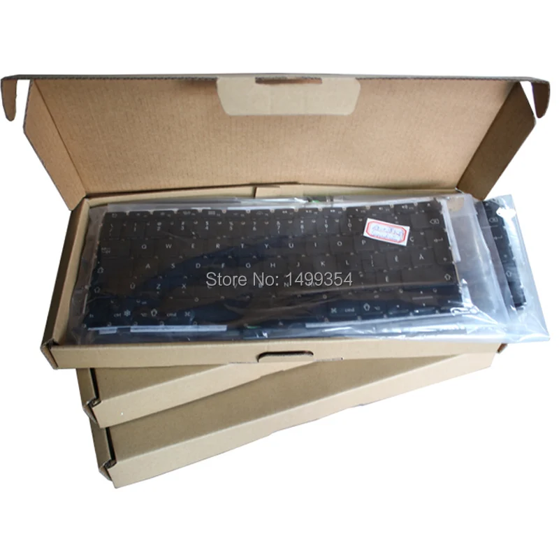 5 шт. Новый A1369 A1466 Испания испанская клавиатура для Apple Macbook Air 13 ''A1466