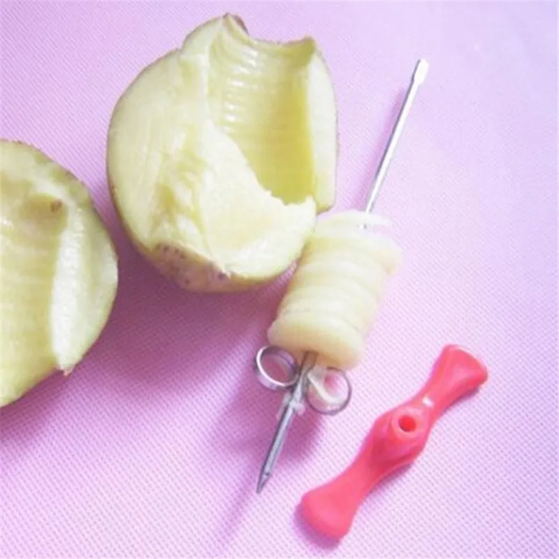 Кухонные принадлежности Торнадо картофеля спиральная резак Slicer машина для
