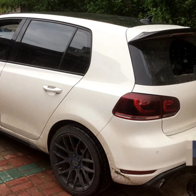 Спойлер из углеродного волокна для Volkswagen Golf 6 VI MK6 2010 2011 2013 задний спойлер на крыше автомобиля украшение в виде хвостового крыла(не forGTI