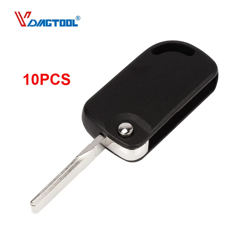 

VDIAGTOOL 10 шт. Складной флип-чехол транспондер Автомобильный ключ корпус пустой fob чехол для Фольксваген Fob чехол с нерезаемым лезвием