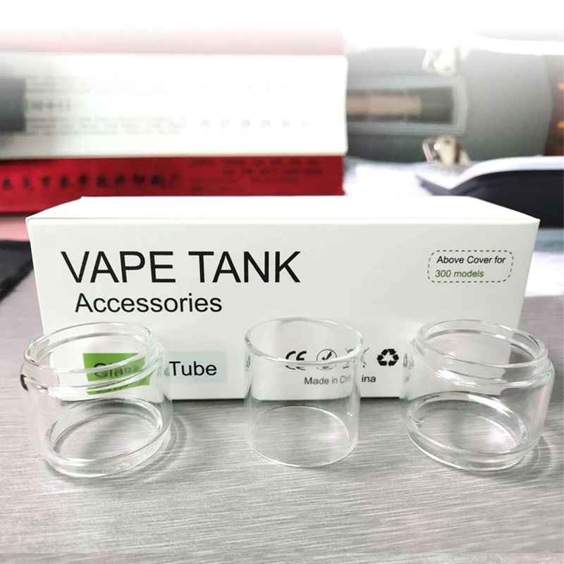 15 шт. Высококачественная сменная стеклянная трубка Pyrex для Vapefly Galaxy MTL RTA 3 мл 5