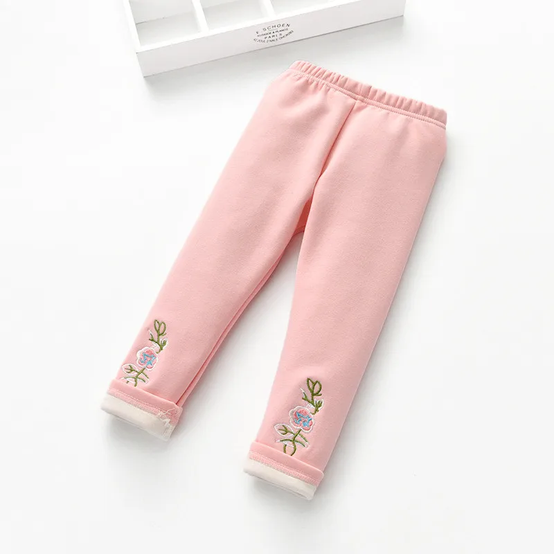 Детские спортивные штаны Новинка 2018 года зимние брюки для девочек бархатные