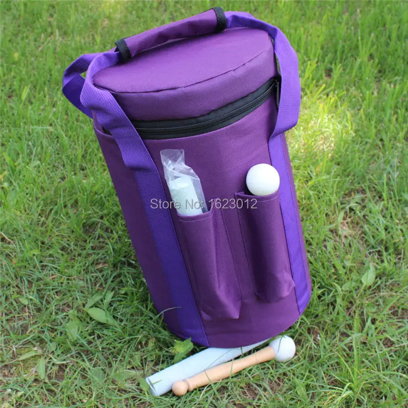 Фиолетовая Сумка для переноски 7 8 дюймов ручная Хрустальная Поющая миска с