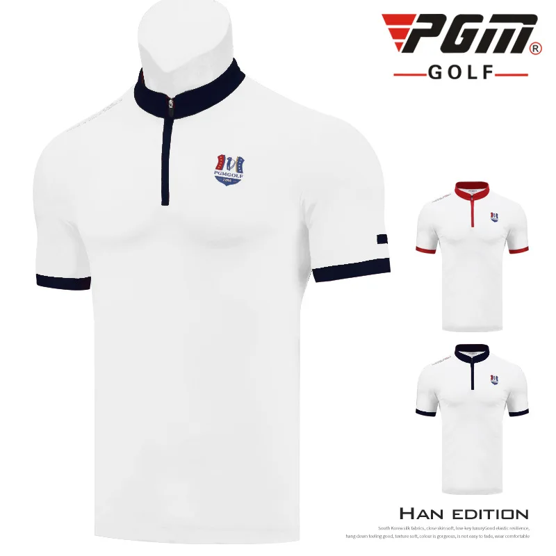 PGM Golf Мужская футболка с коротким рукавом летняя сухая тренировочная рубашка