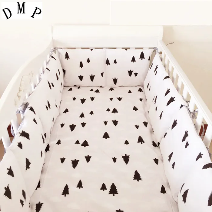 

6 шт., Детские простыни с рисунками из мультфильмов, высокое качество, cama infantil, детская одежда для кровати, комплект протекторов berço (4 бампера...