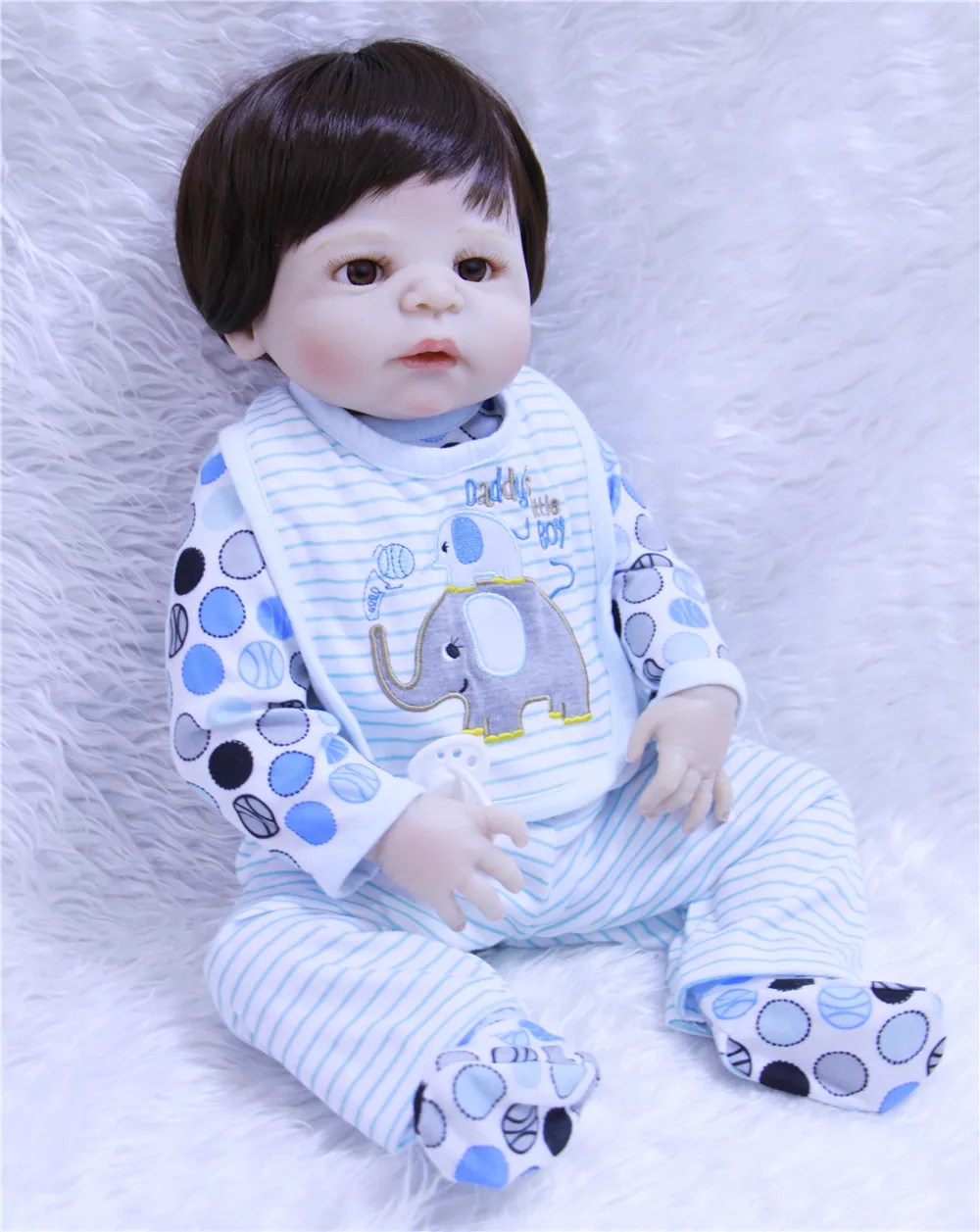 Высококачественная кукла bebe reborn menino полностью силиконовая Reborn Игрушки для