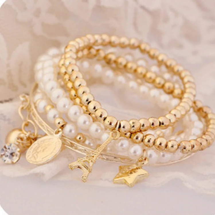 Богемский Стиль Позолоченные/посеребренные Многослойные Подвески с