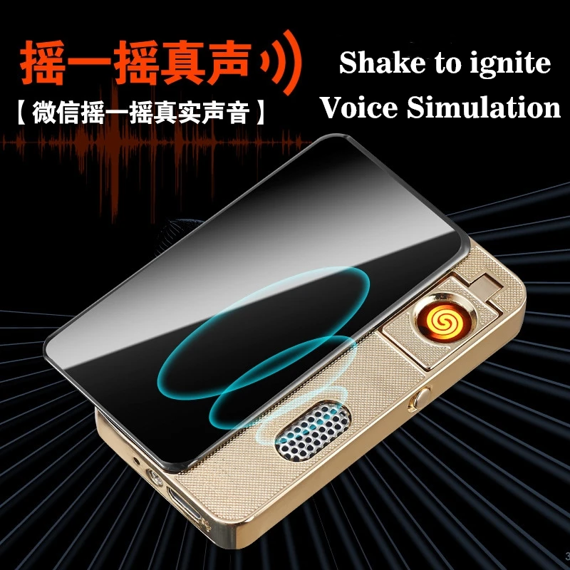 Вокальный прикуриватель USB встряхивание для воспламенения электрической