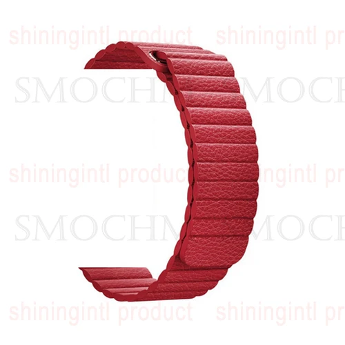 Red Classic Leather Smochm IWO 8 Plus Беспроводное зарядное устройство Bluetooth наручные спортивные Смарт-часы DIY Cockface Шагомер Умные часы для Apple Watch Andriod - Цвет: Red Classic Leather