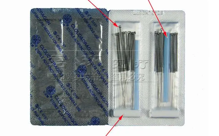 200 шт. облако и dragon бренд солнечные одноразовые стерильные акупункторные иглы CE