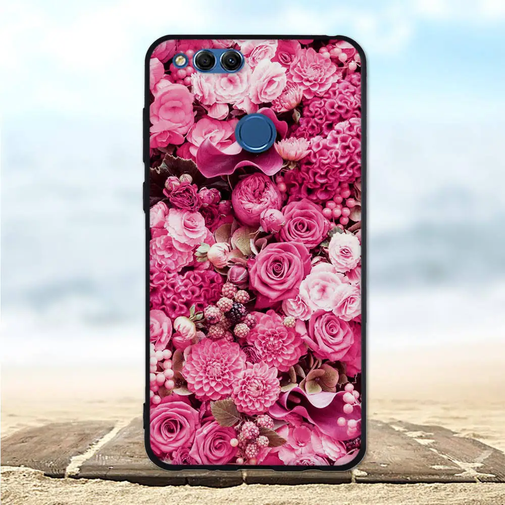Для Honor 7X 7 X Honor7x чехол силиконовый TPU для BND L21 L24 L34 милый Huawei Mate SE сумка|Бамперы| |