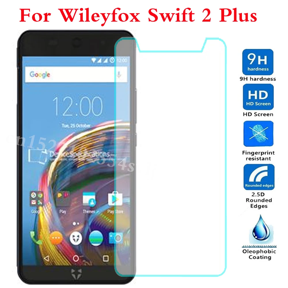 Закаленное стекло для смартфона Wileyfox Pro Swift Spark Защитная пленка экрана телефона 2
