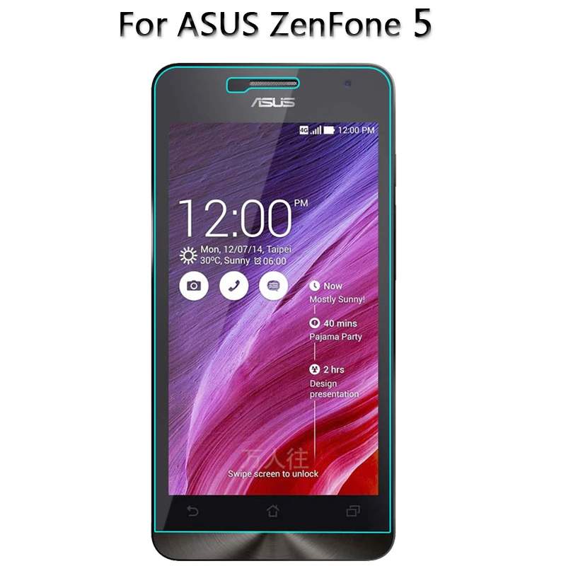 Закаленное Стекло защита экрана Плёнки 9 H для ASUS zenfone5 A501CG t00j t00f дуги края 2.5D 0.26 мм |