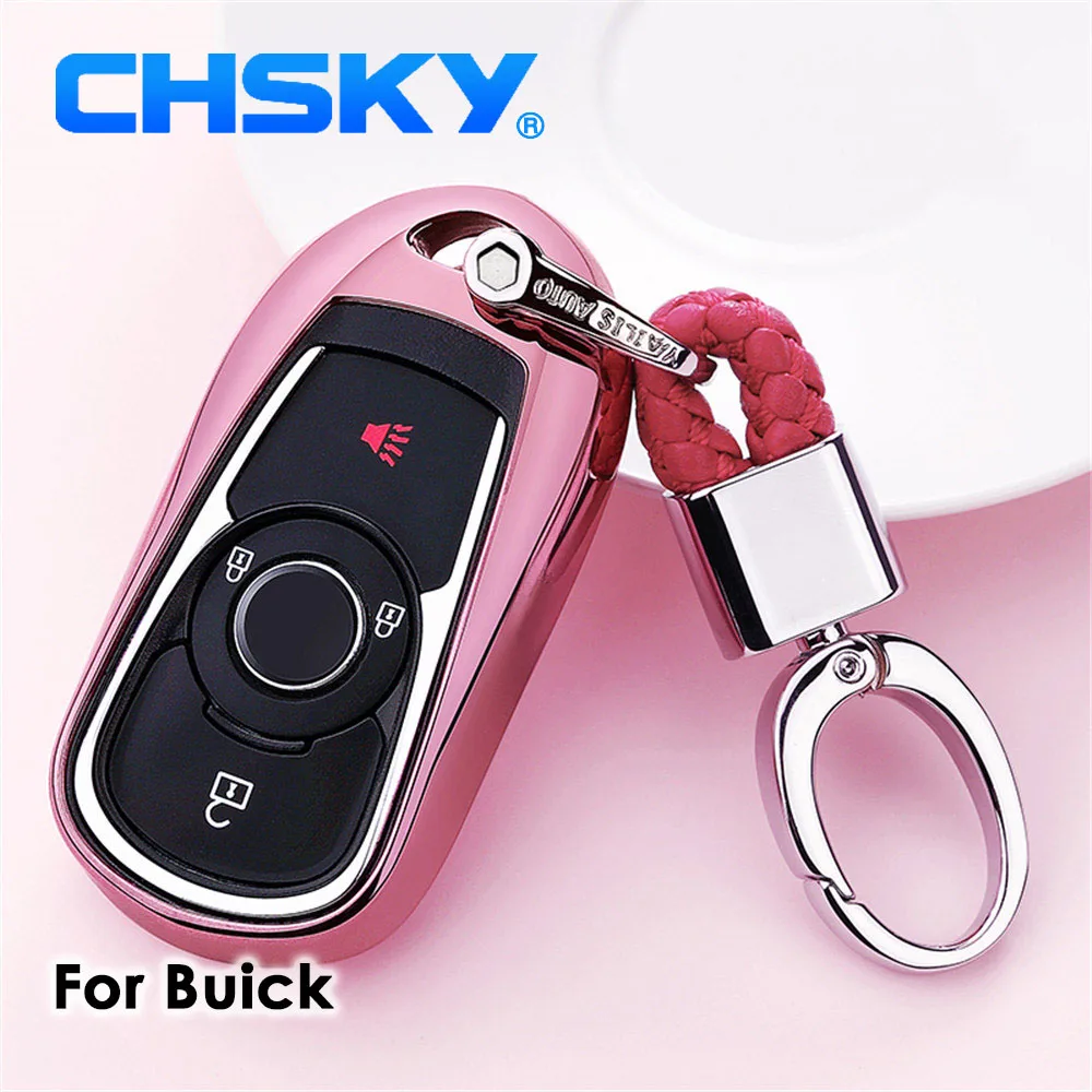 CHSKY автомобильный Стайлинг ТПУ чехол для ключей корпус брелок Buick ENCORE ENVISION LACROSSE