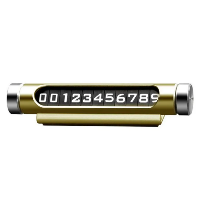 Автомобильная светящаяся номерная табличка для парковки стикер скрытый номер