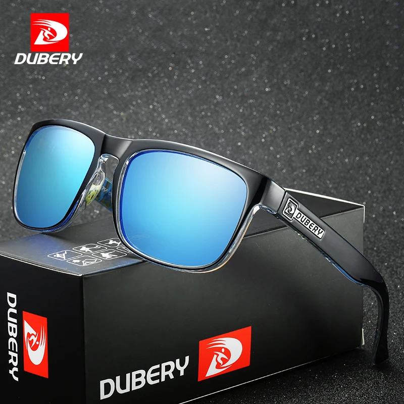 

DUBERY Brand Design Polarized Sunglasses Men Drving Shades Male Sun Glasses For Men Summer Square Goggle Oculos UV400