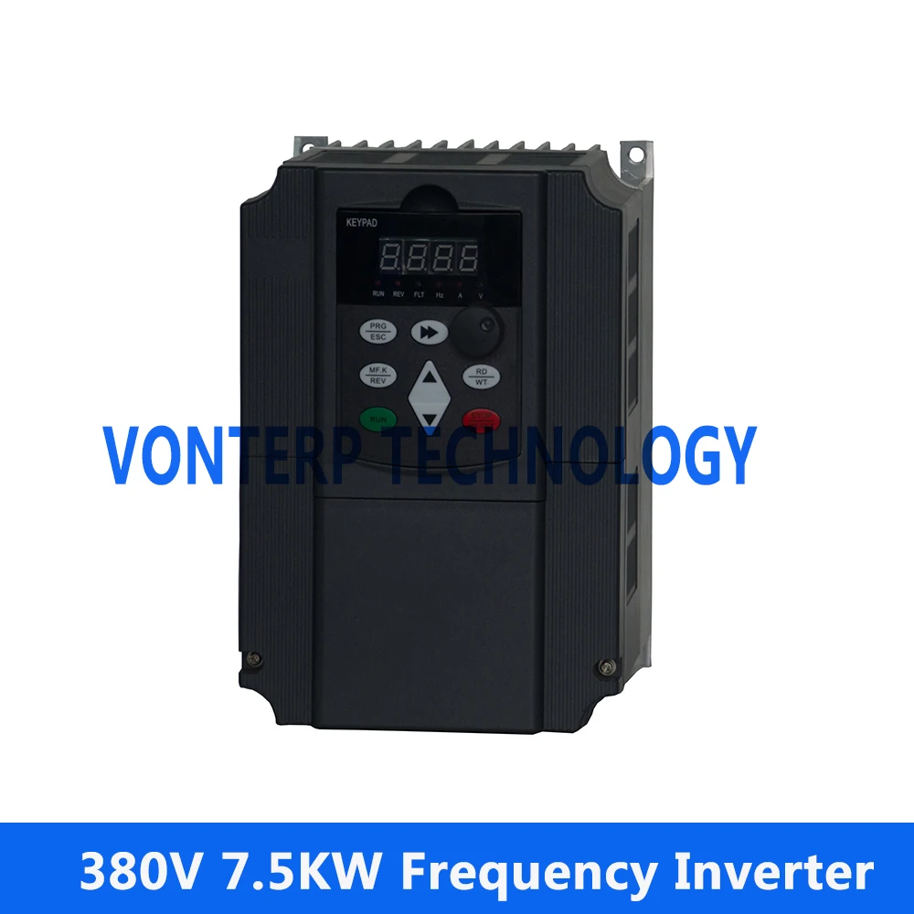 Привод переменной частоты/VFD/ac привод 3 фазы 380V 7.5kw для двигателя переменного