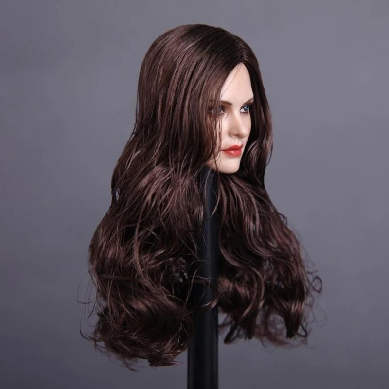 Женская голова Sculpt 1/6 масштаб блонд/каштановые волосы голова для 12 дюймов PH VH фигуры тела