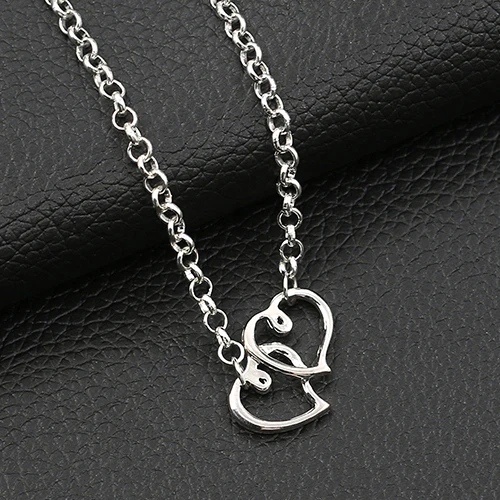 Женские пляжные сандалии с двойной цепочкой в виде сердца браслет на щиколотке