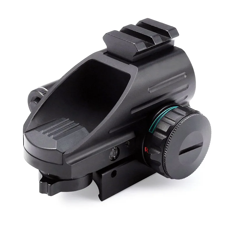 Тактический Охота Голографическая 4 Тип Сетка Reflex Красный Зеленая точка зрения+ Лазерный комбинированный прицел страйкбола fit 20 мм Rail