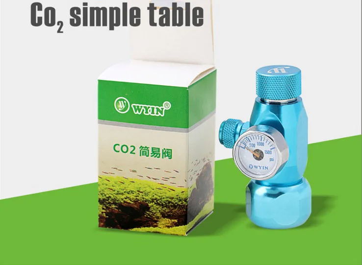 Мини нано Аквариум CO2 регулятор JIS m22-14 W21.8 CGA320 интерфейс обратный клапан счетчик пузырьков