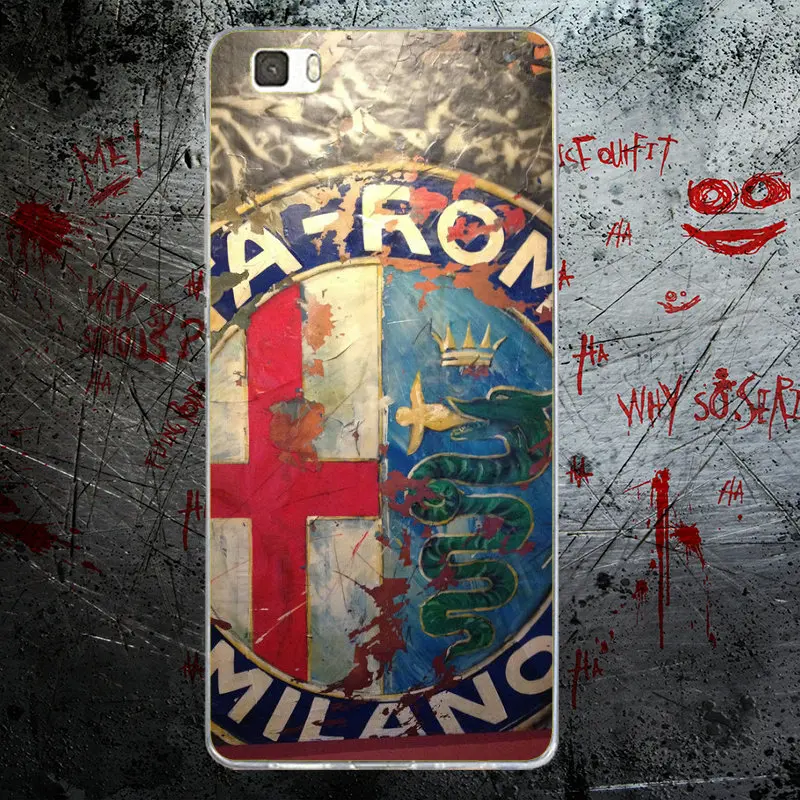 Silicone for Huawei P8 P9 P10 P20 Mate 10 Pro Y5 Y6 II Y7 Honor 6X 7X 9 Lite Soft TPU Phone Cases Hot Super Car Alfa Romeo Logo | Мобильные