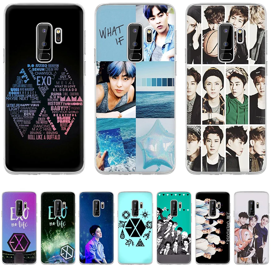 Чехол для телефона Samsung A10 A20 A30 A40 A50 A51 A60 A70 A71 A81 A91 A9 A7 A5 A6 A8 Plus Kpop exo Lucky one Жесткий