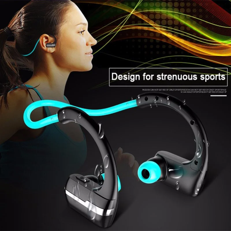 AMTERBEST P9 Bluetooth гарнитура IPX4 устойчивое спортивные наушники стерео Беспроводной HD