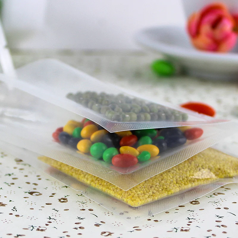 Leotrust 100 шт. прозрачный вакуумный мешок с открытым верхом пластиковая упаковка для