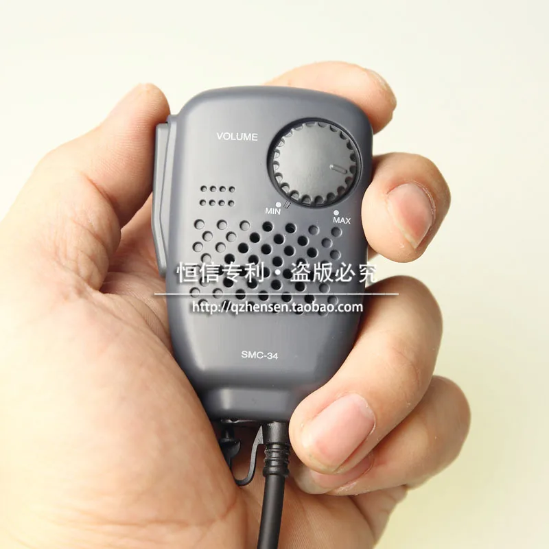 SMC 34 микрофон можно регулировать громкость для иди и болтай Walkie Talkie “иди TH F6A/F7A