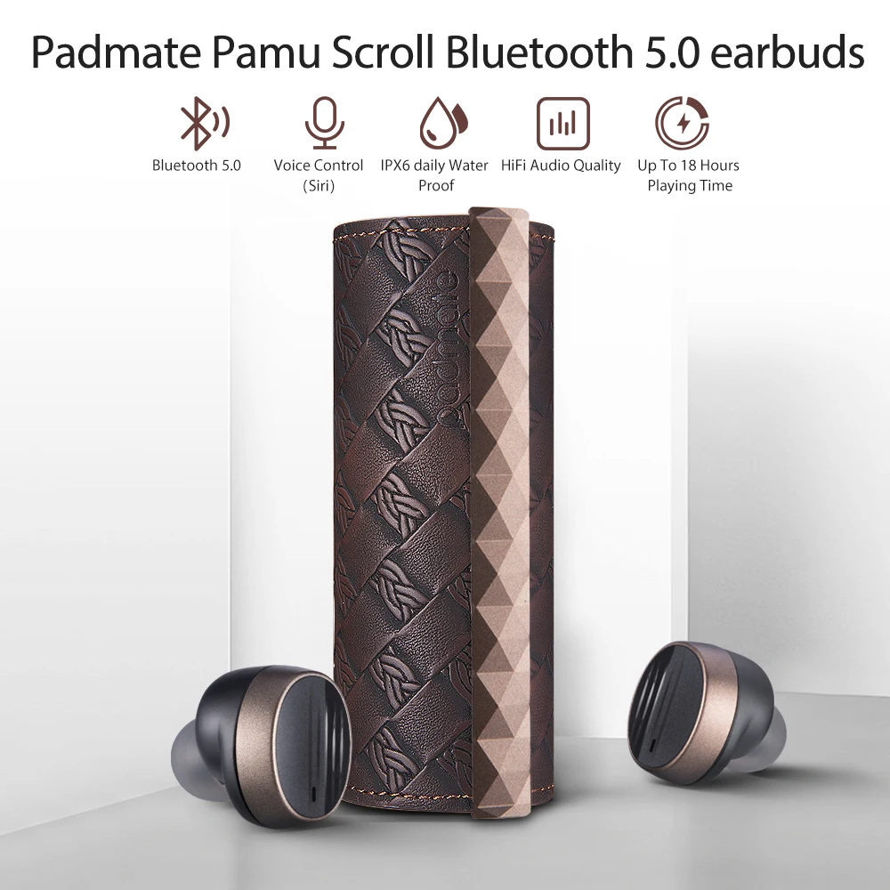 Padmate PaMu scall True беспроводные наушники Bluetooth 5,0 TWS наушники-вкладыши Hifi наушники водонепроницаемые наушники fone de ouvido