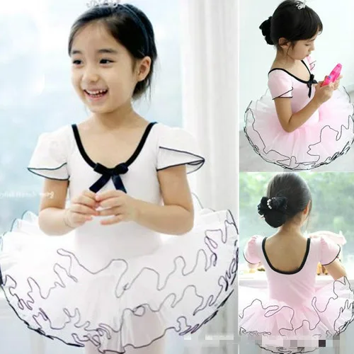 

Girl Lace Wedding Birthday Party Dress Ballet Clothes Children Dancing Disfraces Kids Ballet Gymnastics Leotard Tutu Costumes 16