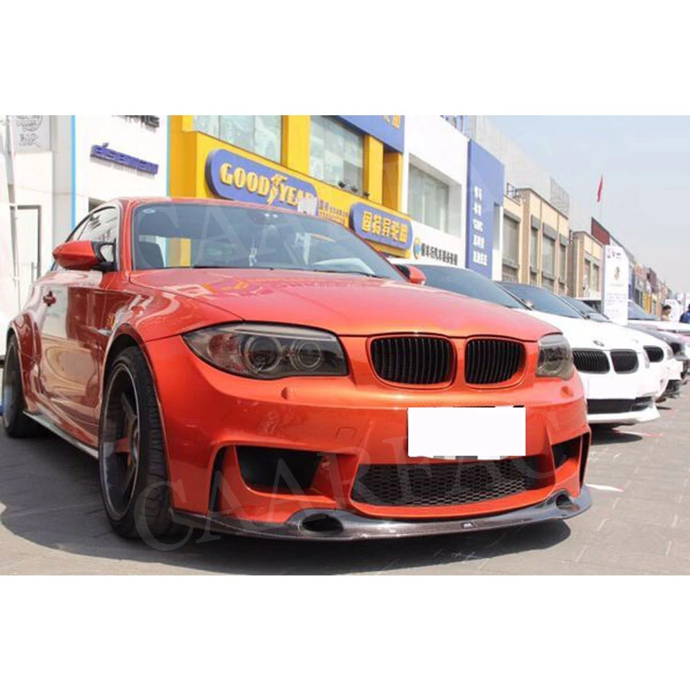 Передний спойлер из углеродного волокна для BMW 1 серии E82 м купе 2 двери 2011 FRP