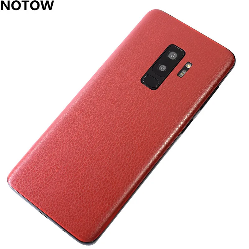 NOTOW модная кожаная ПВХ наклейка пленка для мобильного телефона защитная Samsung Galaxy