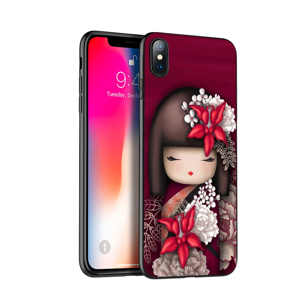 Черный чехол из термопластичного полиуретана для iphone 5 5s SE 2020 6 6s 7 плюс 8x10